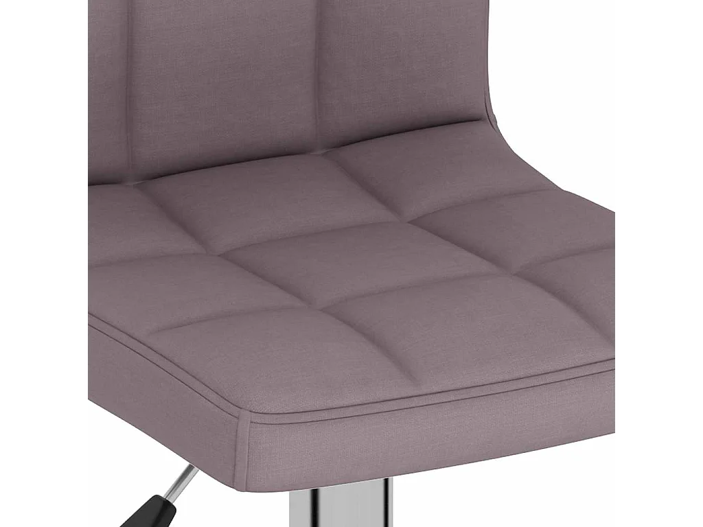 Barhocker 2 Stk. Taupe Stoff