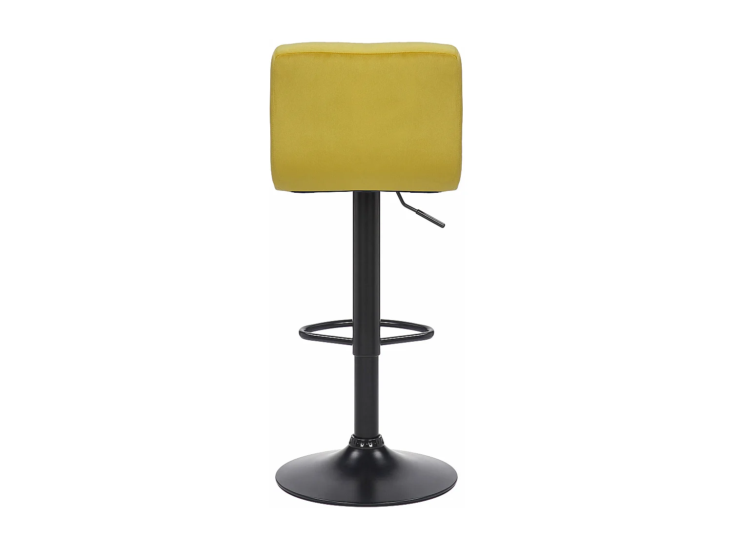 Tabouret de bar en métal jaune 40 x 40 x 85 cm TDB10182