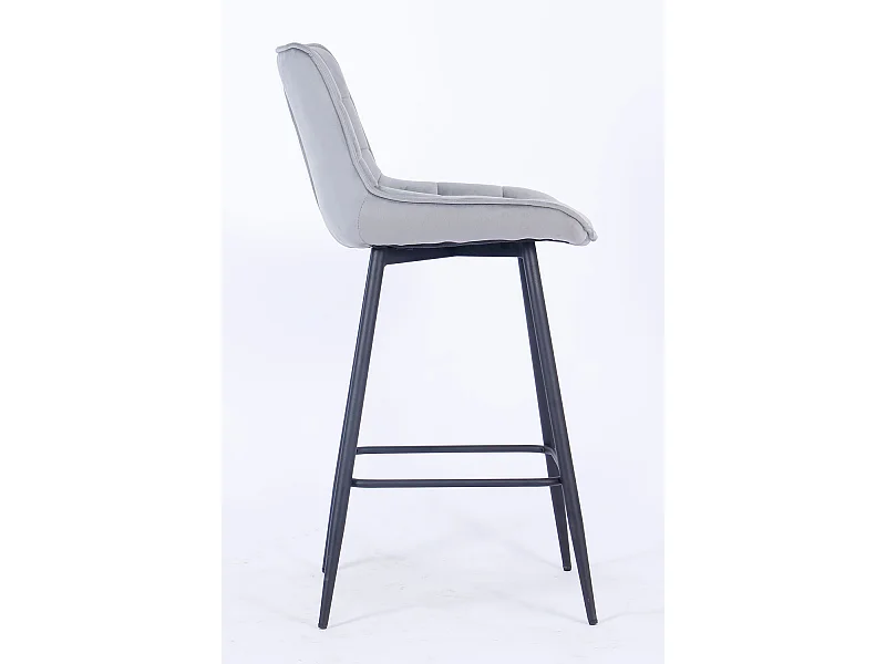 Lote de 4 Taburetes Chemel - Gris