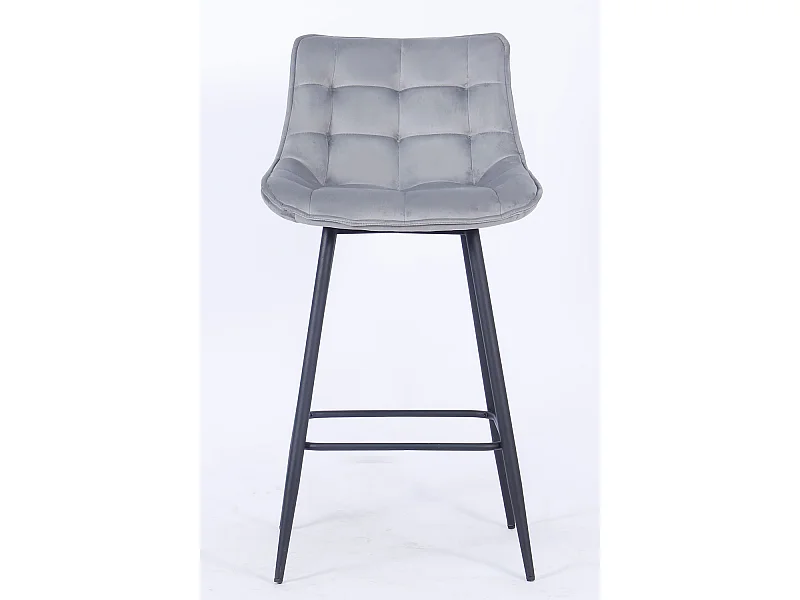 Lote de 4 Taburetes Chemel - Gris