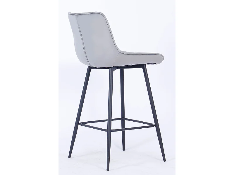 Lote de 4 Taburetes Chemel - Gris