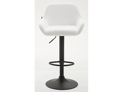 Lot de 2 tabourets métal blanche 51 x 52 x 89 cm TDB10224