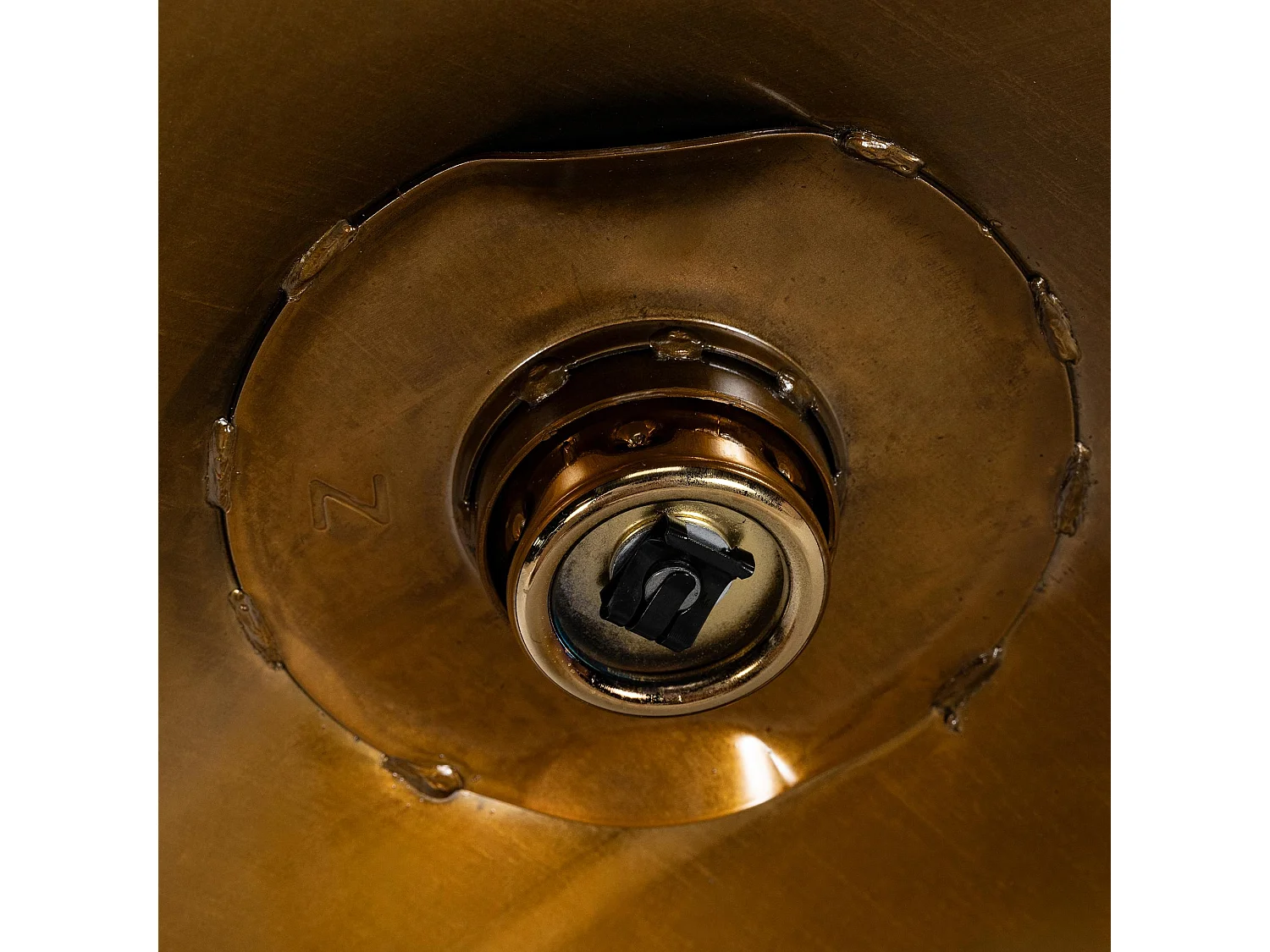 Taburete de bar - Metal & Metal - Dorado - Gestell 8 x 8