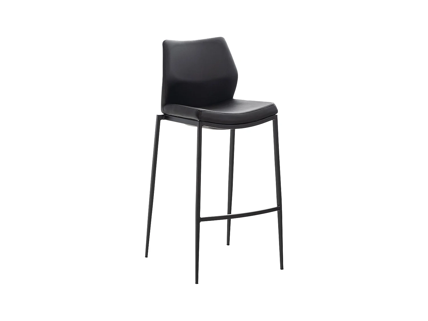 Tabouret de bar x1 métal argentée 47 x 53 x 107 cm 10_0000335