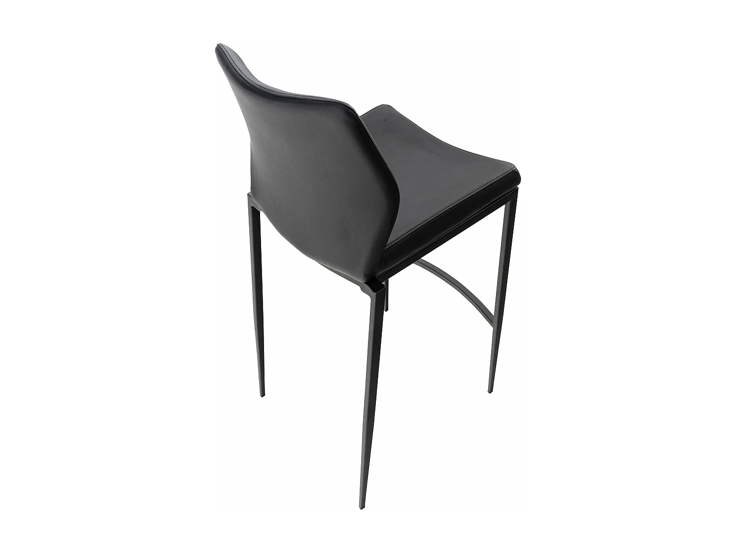 Tabouret de bar x1 métal argentée 47 x 53 x 107 cm 10_0000335