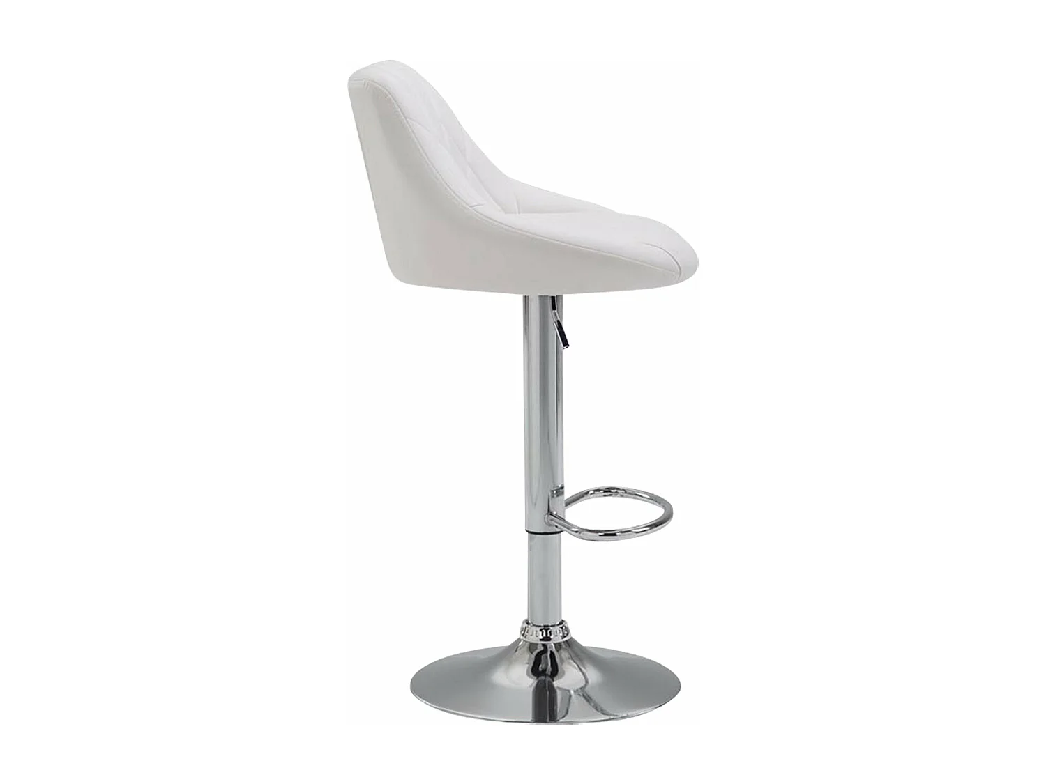 Tabouret de bar en blanche 46 x 49 x 83 cm 10_0000113
