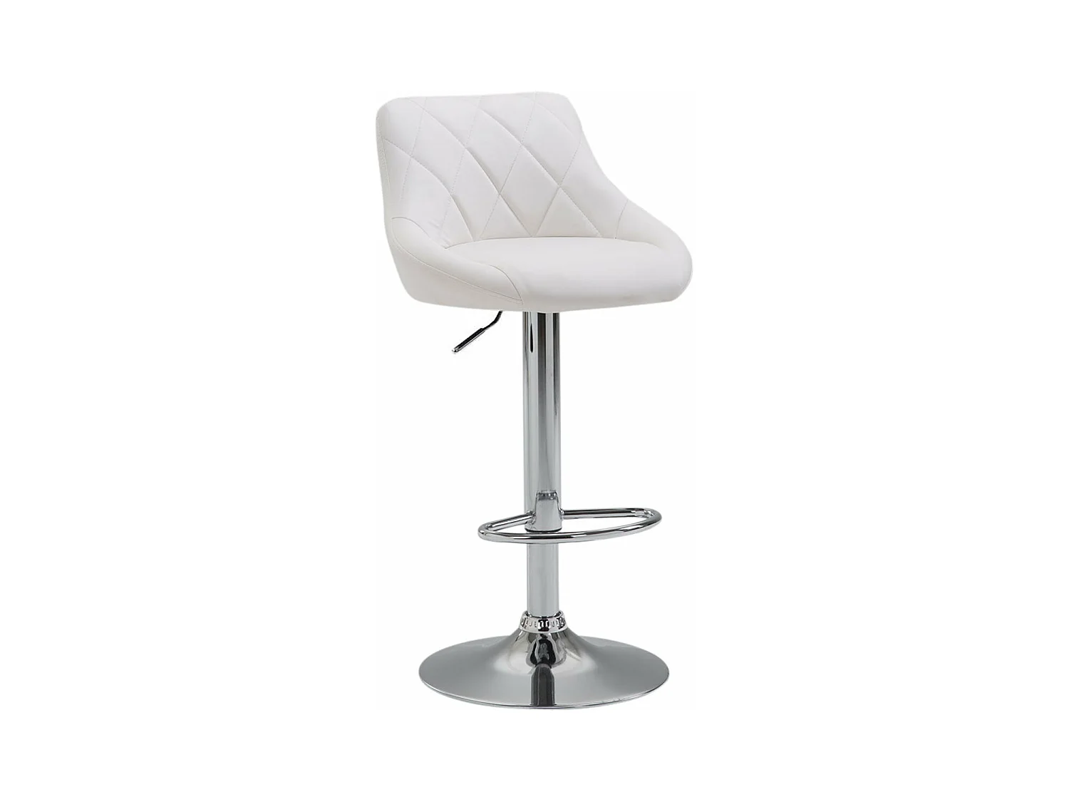 Tabouret de bar en blanche 46 x 49 x 83 cm 10_0000113
