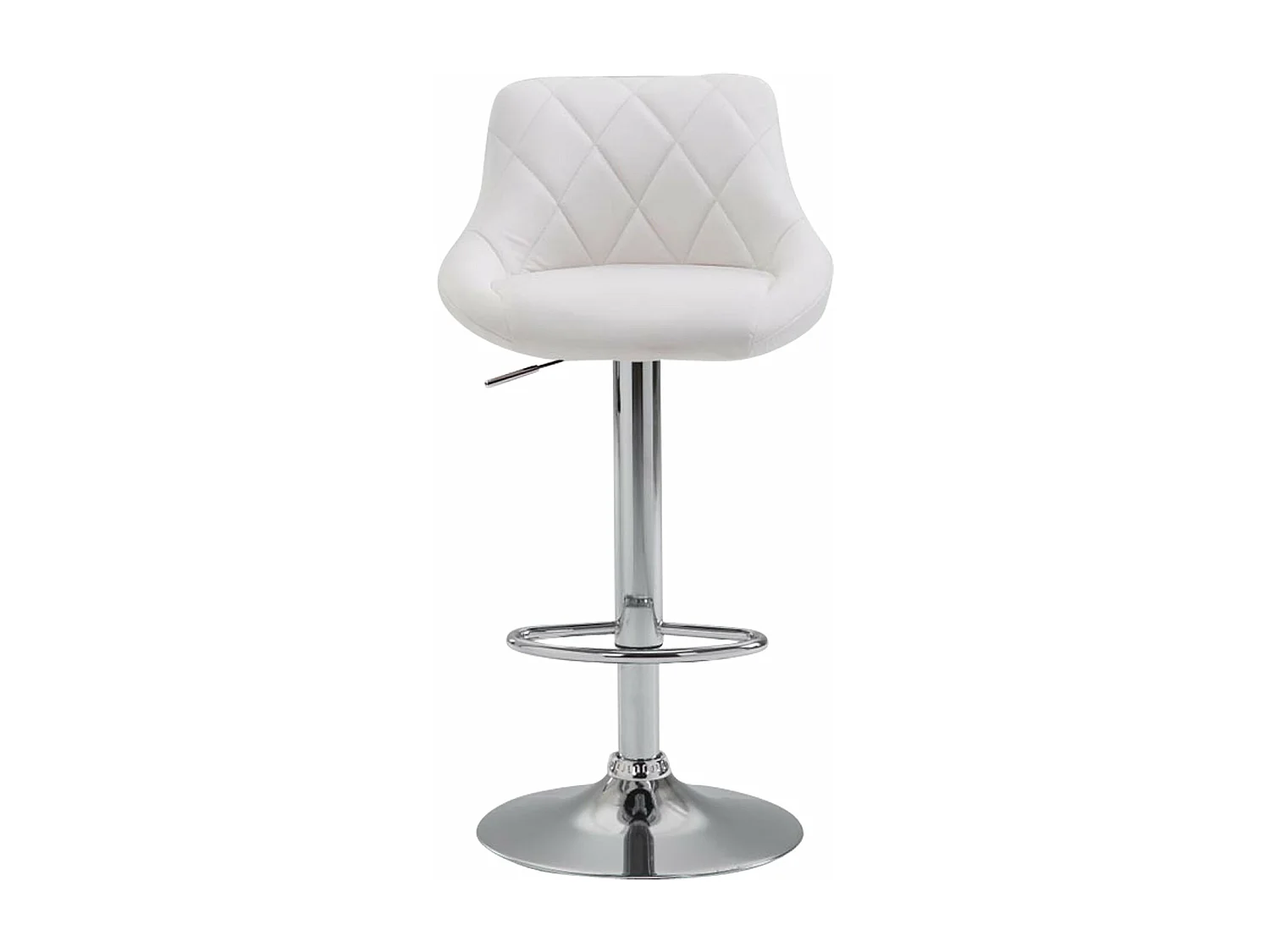 Tabouret de bar en blanche 46 x 49 x 83 cm 10_0000113
