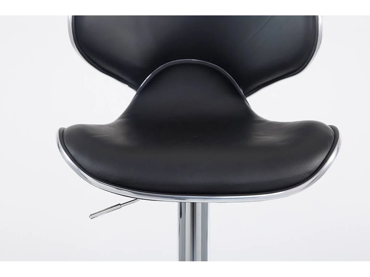 Tabouret de bar chaise métal argentée TDB10122