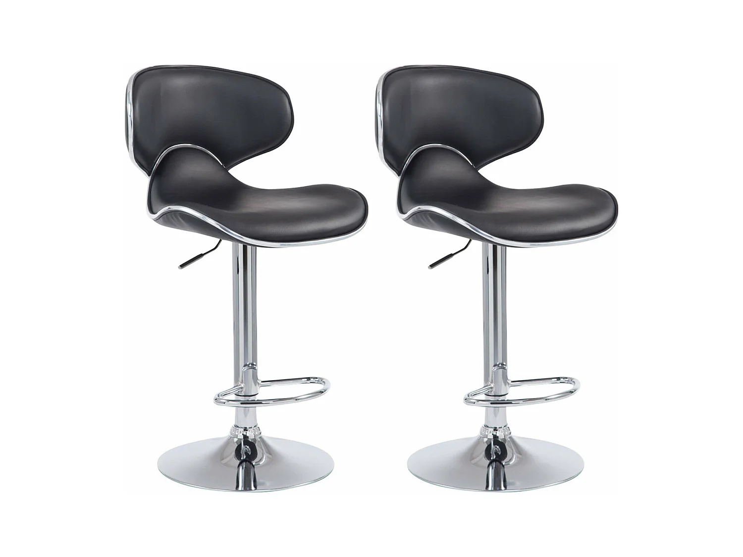 Tabouret de bar chaise métal argentée TDB10122