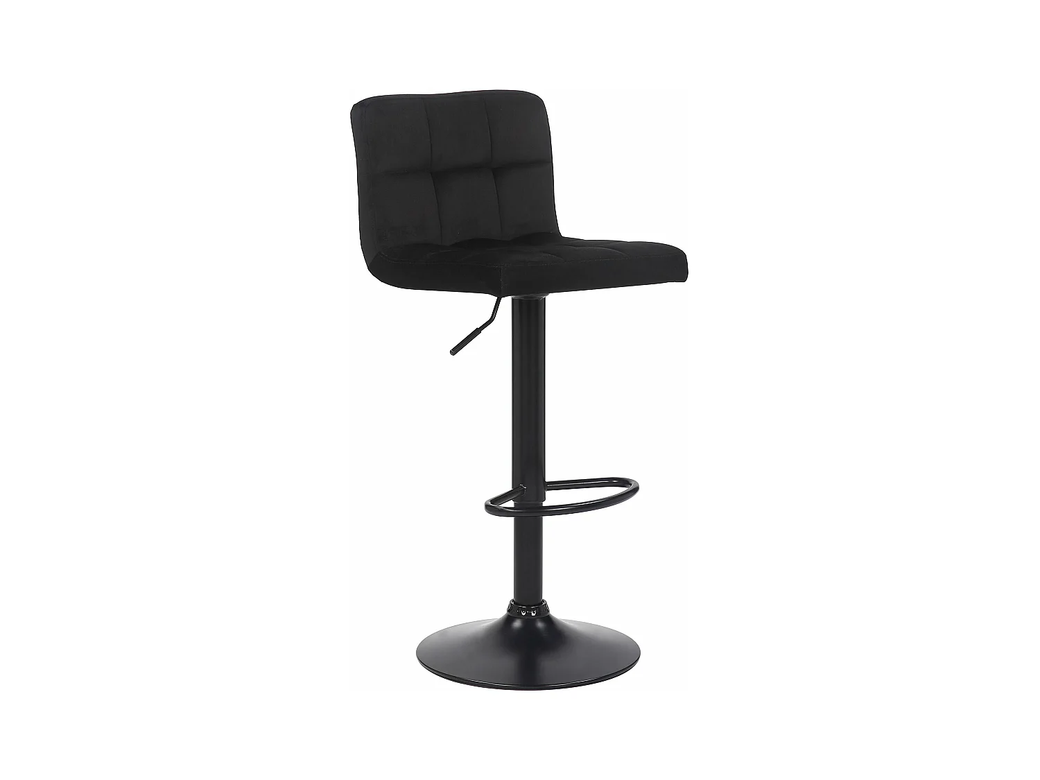 Tabouret de bar en métal argentée 40 x 40 x 85 cm TDB10179
