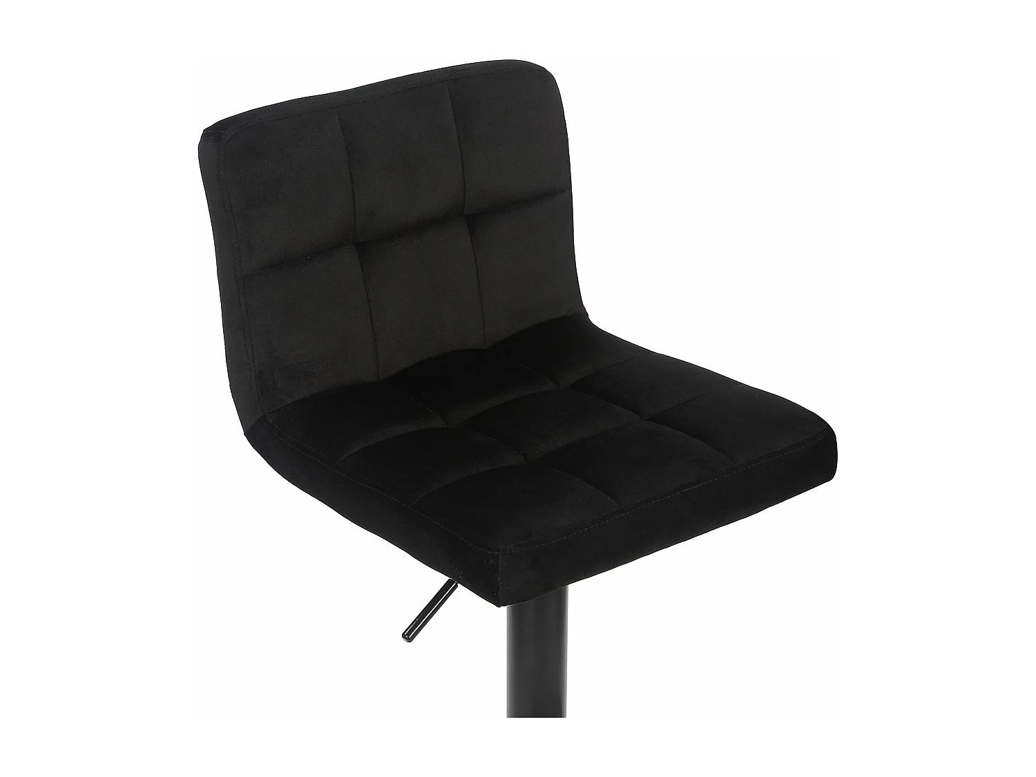 Tabouret de bar en métal argentée 40 x 40 x 85 cm TDB10179