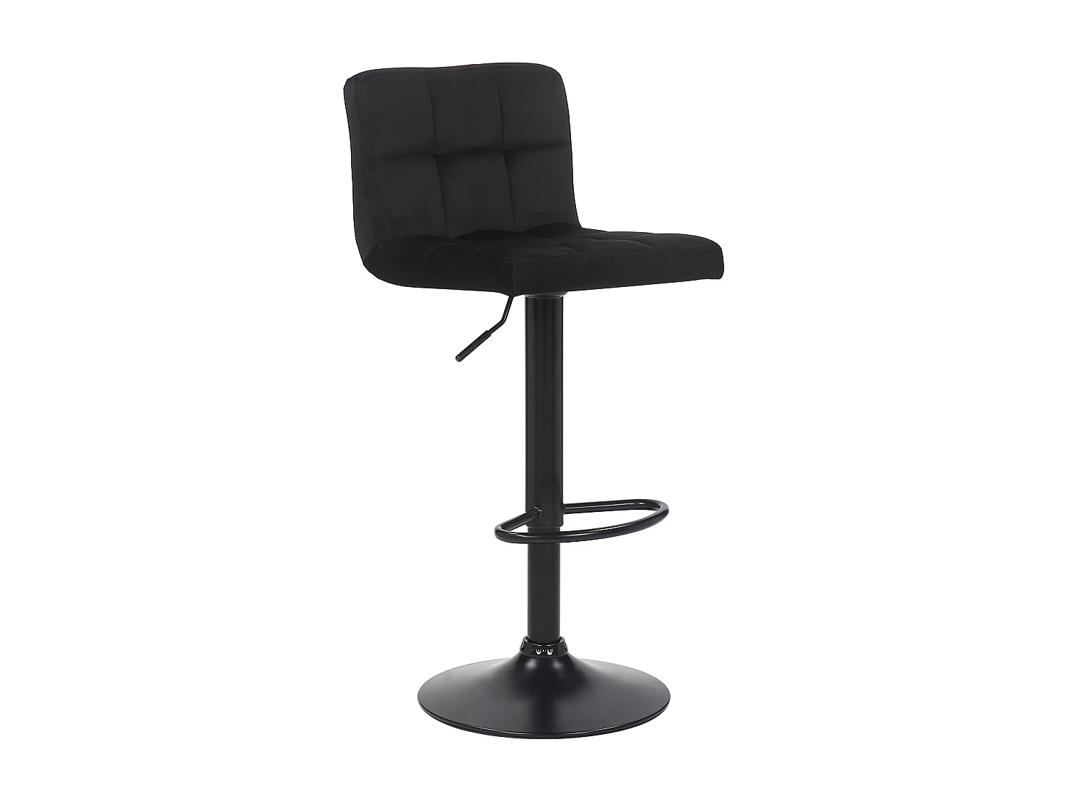 Tabouret de bar en métal argentée 40 x 40 x 85 cm TDB10179