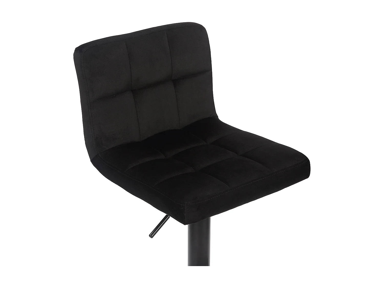 Tabouret de bar en métal argentée 40 x 40 x 85 cm TDB10179