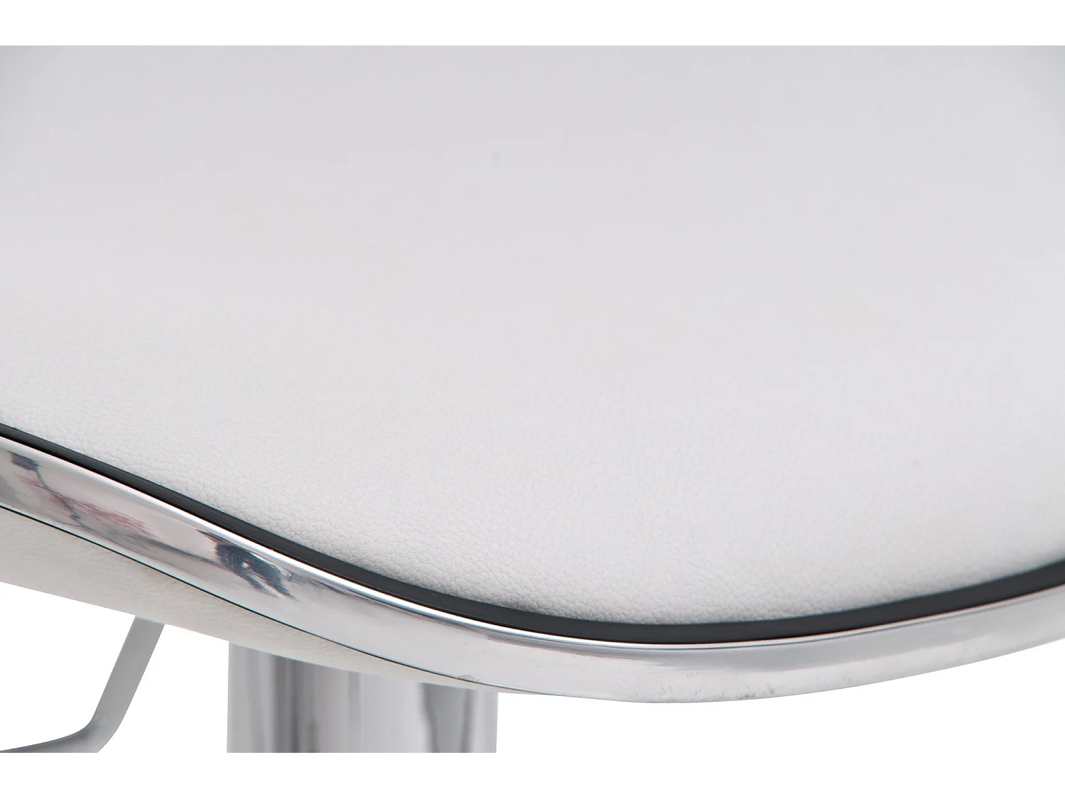 Lot de 2 tabourets métal blanche 45 x 45 x 71 cm TDB10307