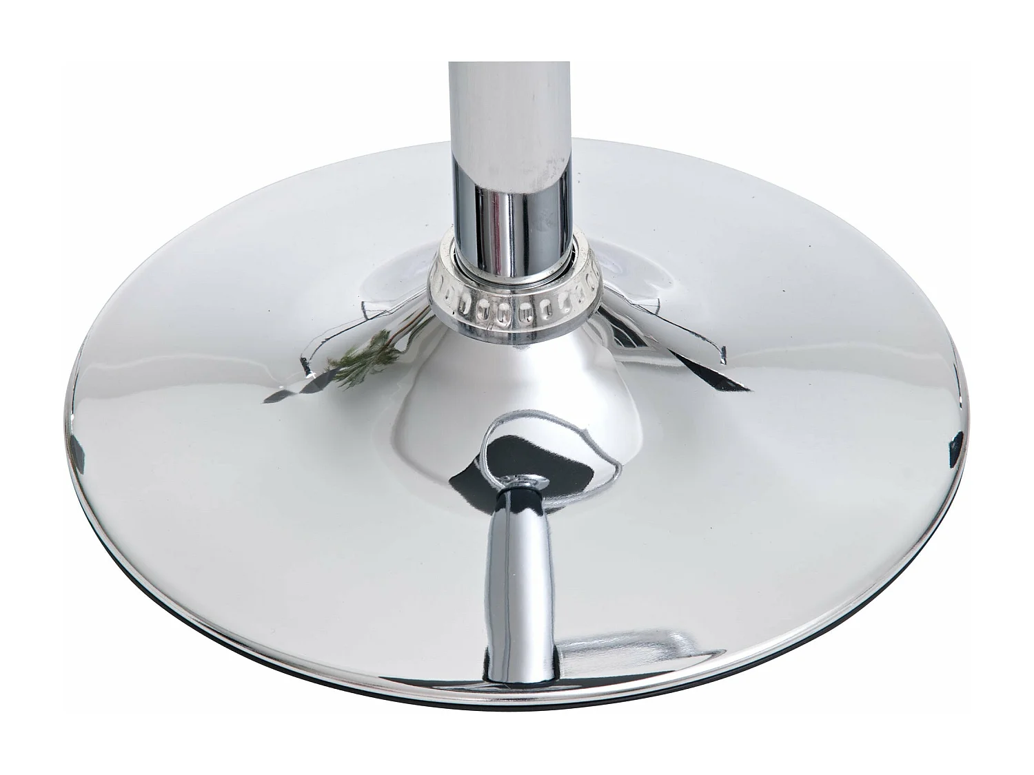 Lot de 2 tabourets métal blanche 45 x 45 x 71 cm TDB10307