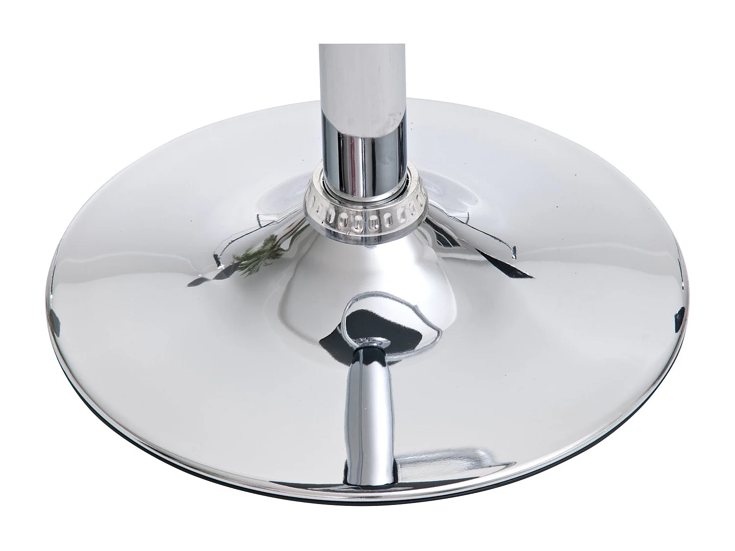 Lot de 2 tabourets métal blanche 45 x 45 x 71 cm TDB10307