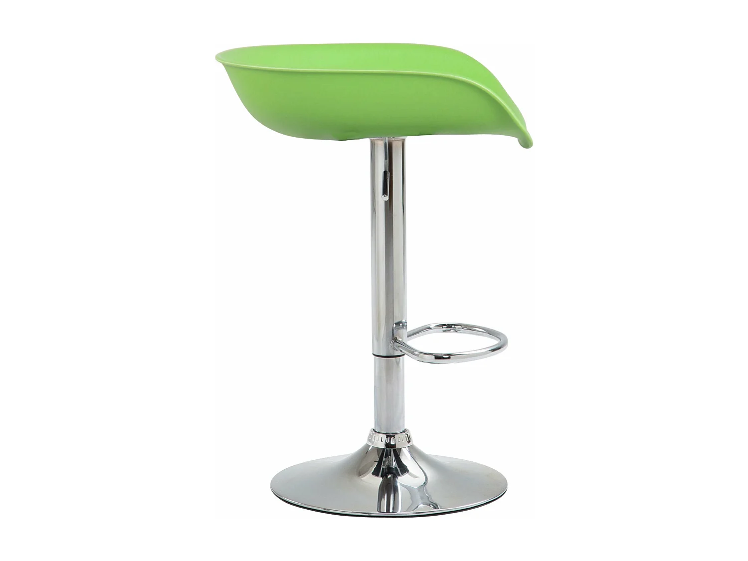 Tabouret de bar assise métal argentée 52 x 43 x 67 cm 10_0000380