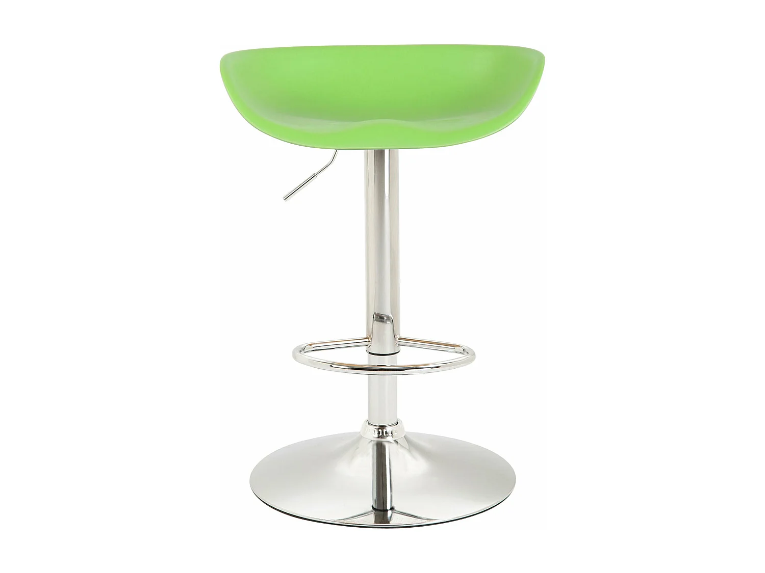 Tabouret de bar assise métal argentée 52 x 43 x 67 cm 10_0000380