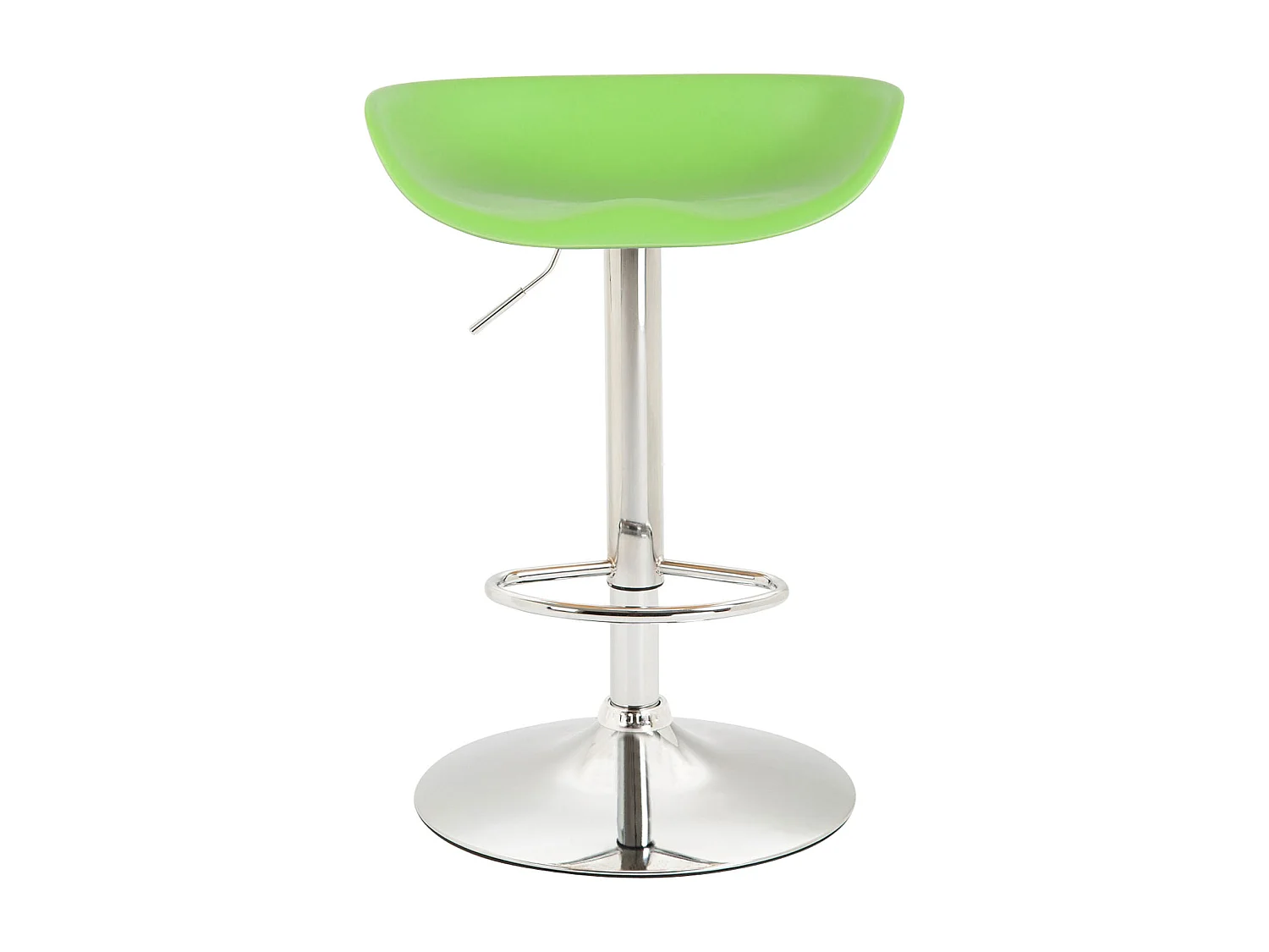 Tabouret de bar assise métal argentée 52 x 43 x 67 cm 10_0000380
