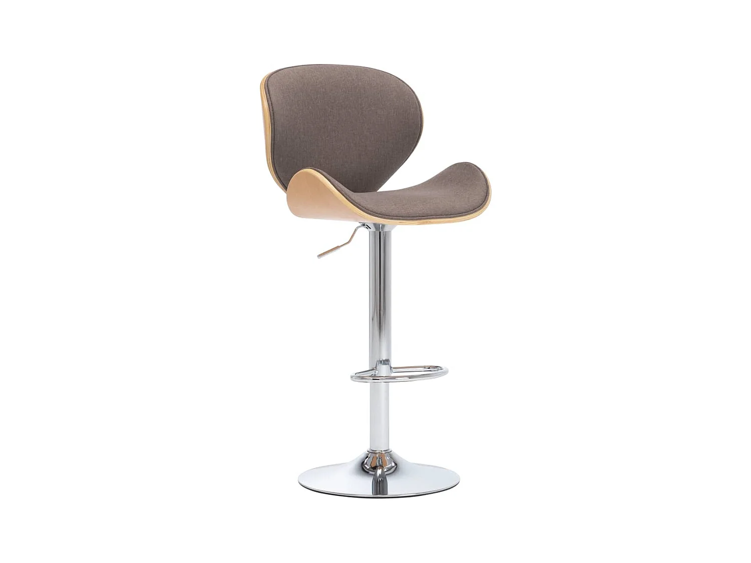 Tabouret de bar Taupe Tissu