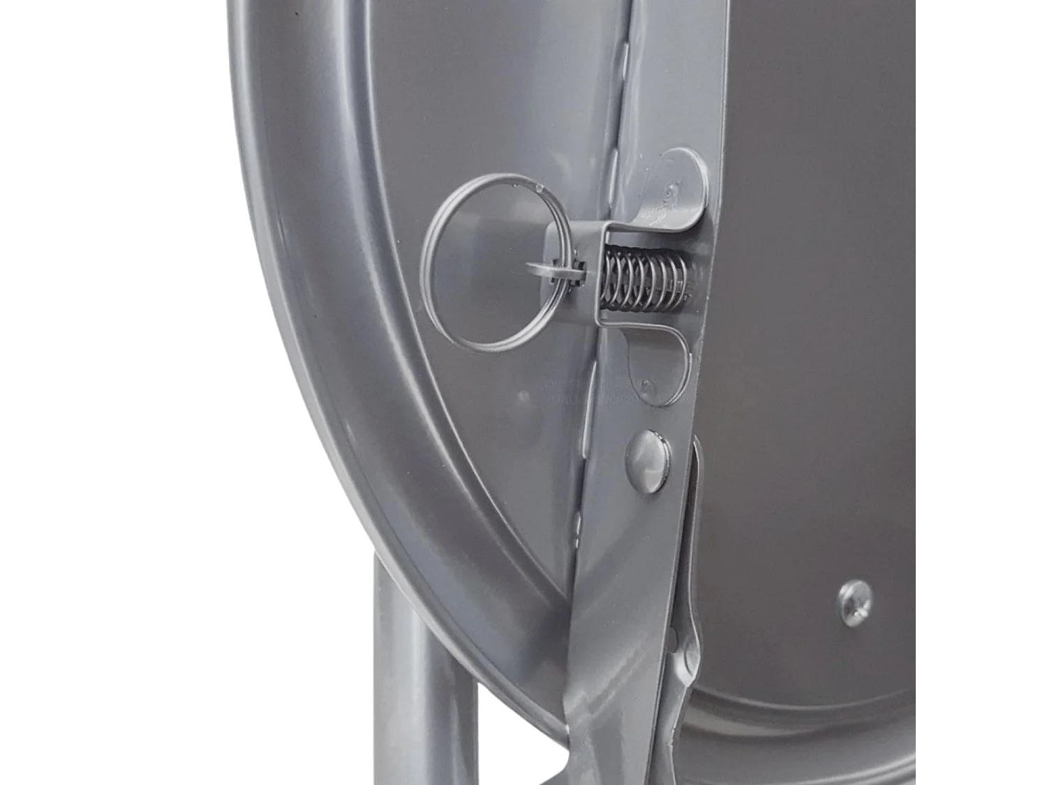 Pack 4 Sgabelli Pieghevoli con Schienale 32x36x73,5 cm Bianco 7house