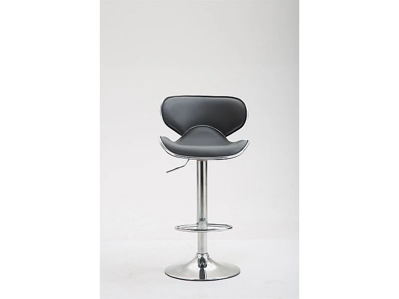 Tabouret de bar chaise métal grise 46 x 49 x 88 cm 10_0000114