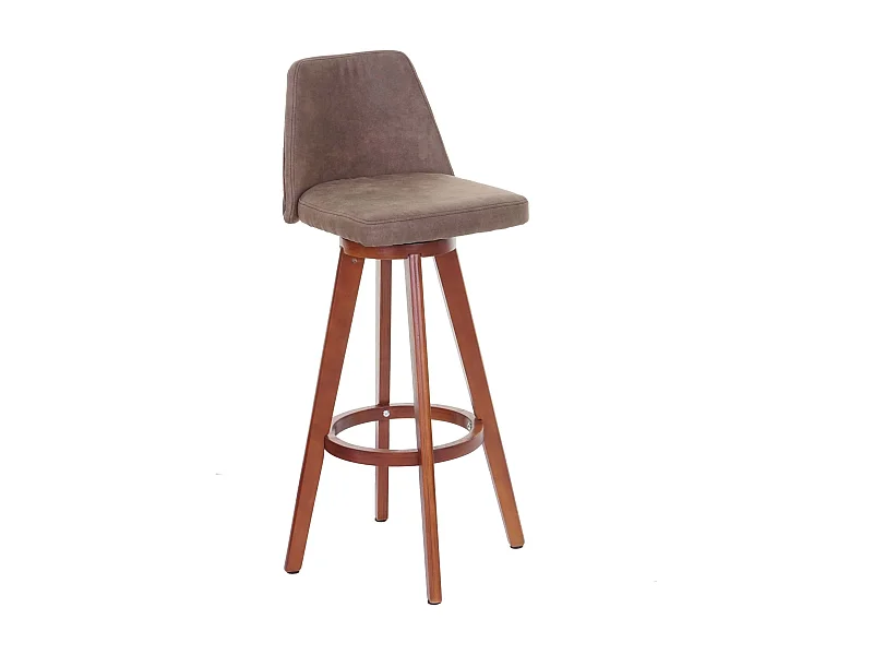 Tabouret de bar chaise bois marron 48 x 48 x 97 cm 04_0005274