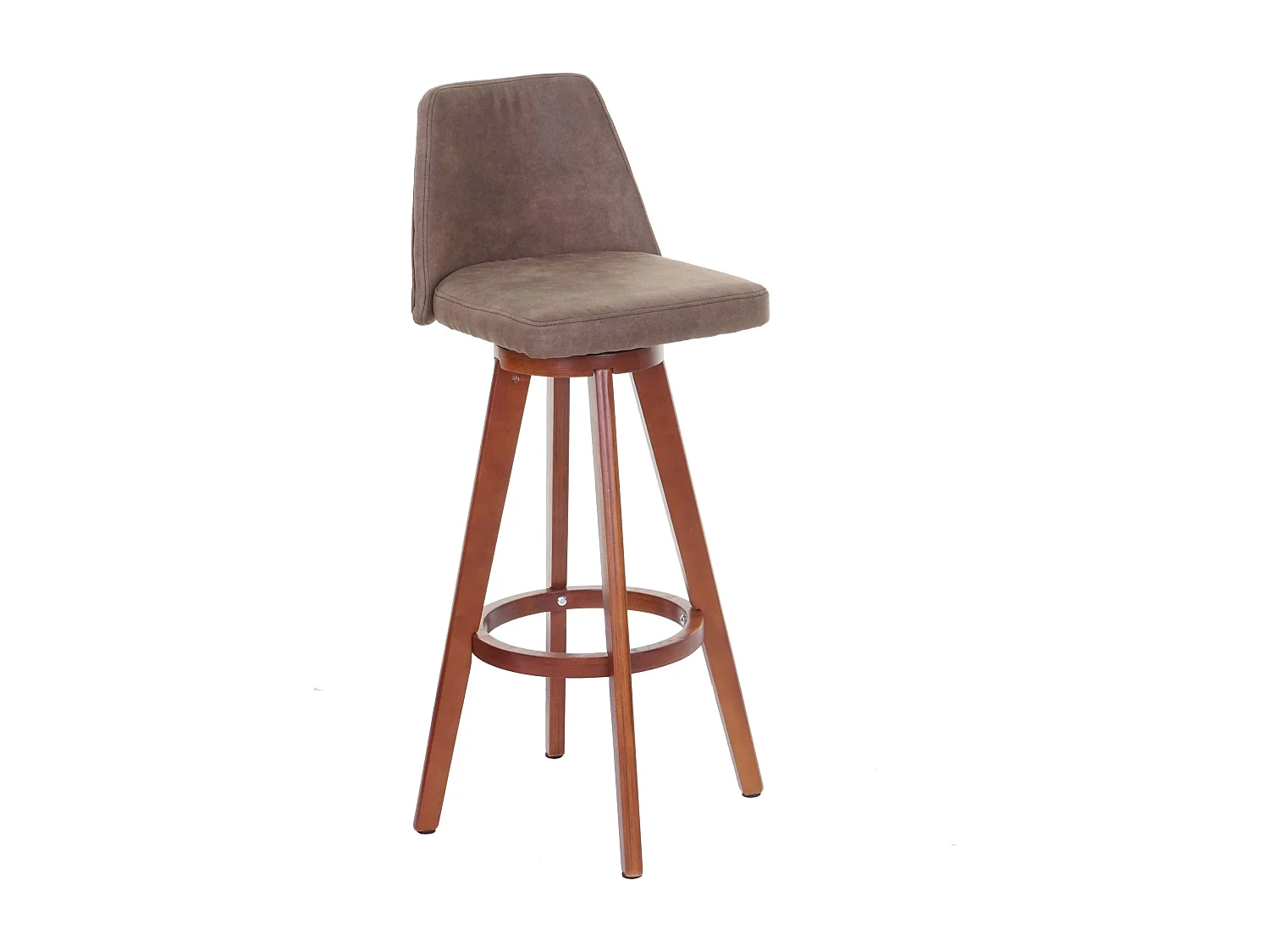 Tabouret de bar chaise bois marron 48 x 48 x 97 cm 04_0005274