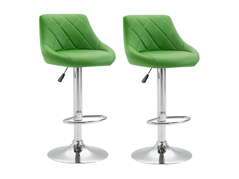 2x Tabourets de bar 46 x 49 x 104 cm TDB10081