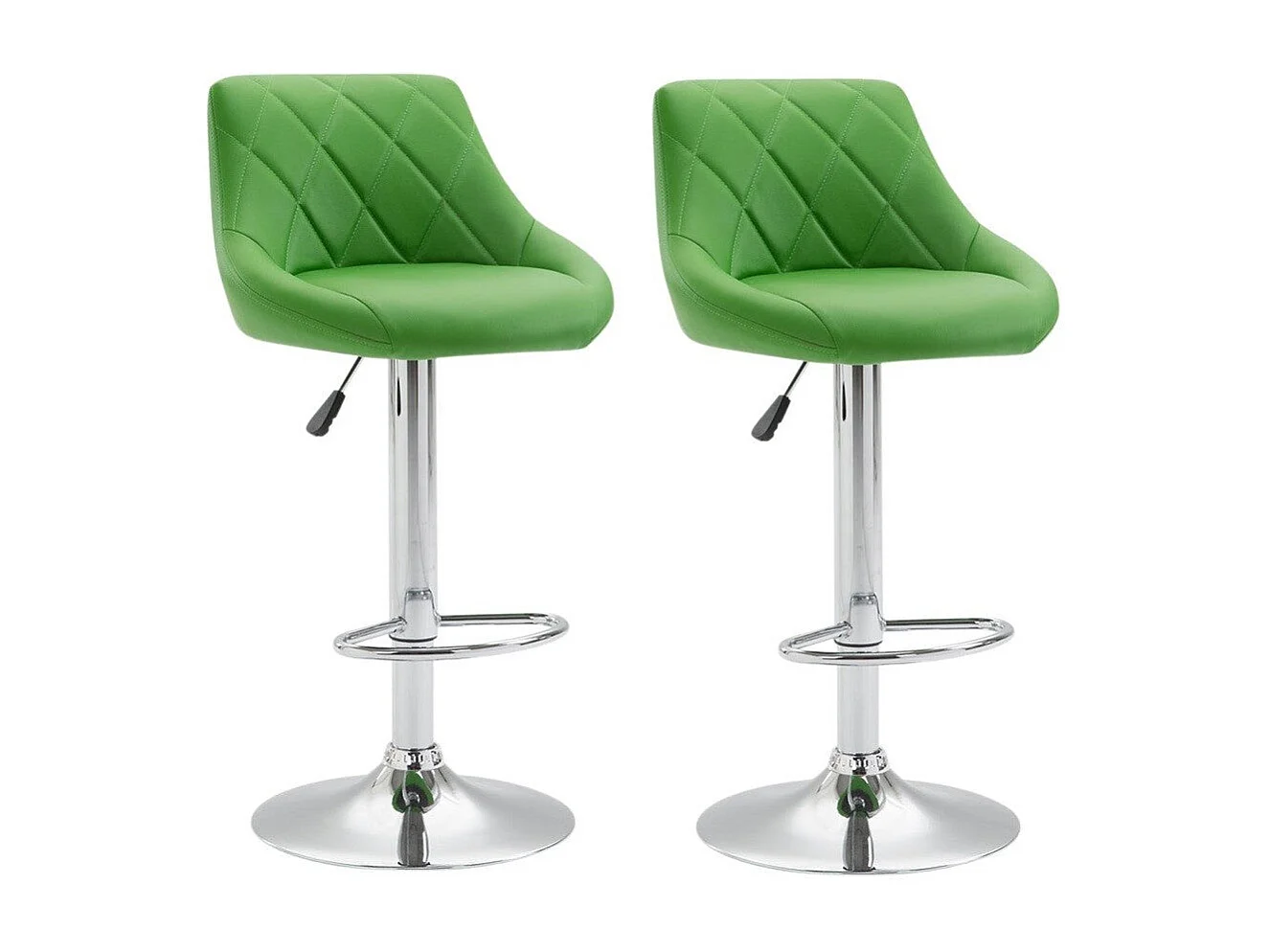 2x Tabourets de bar 46 x 49 x 104 cm TDB10081