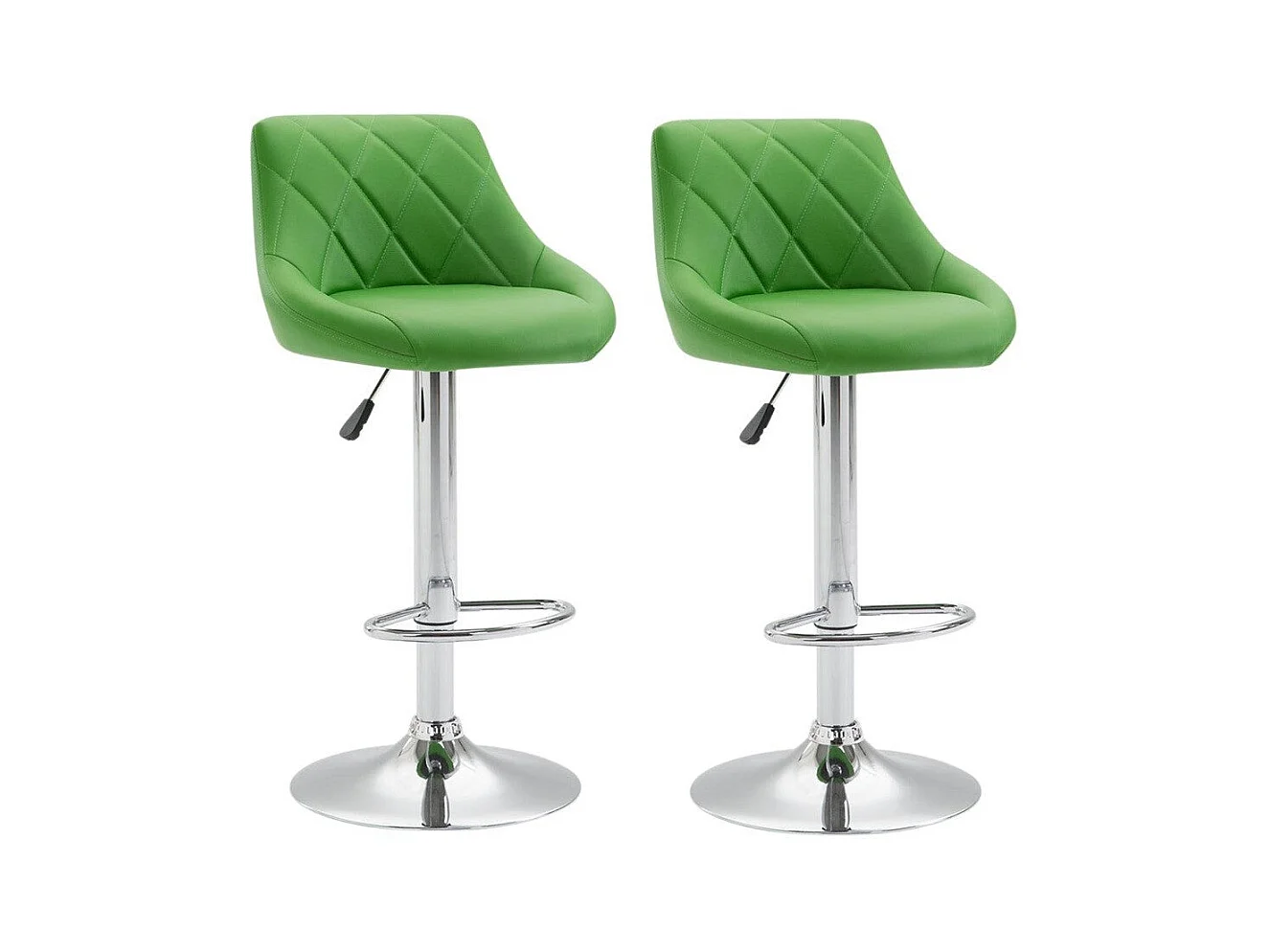 2x Tabourets de bar 46 x 49 x 104 cm TDB10081