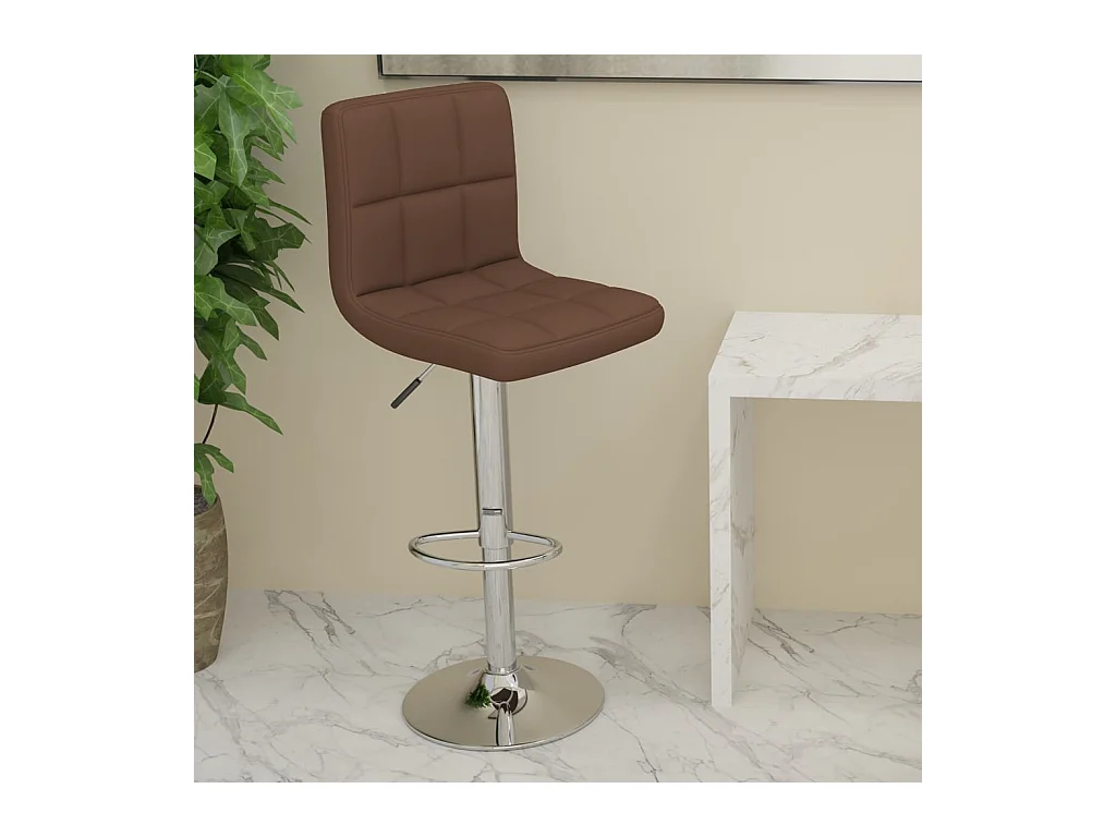 Tabouret de bar Marron Tissu