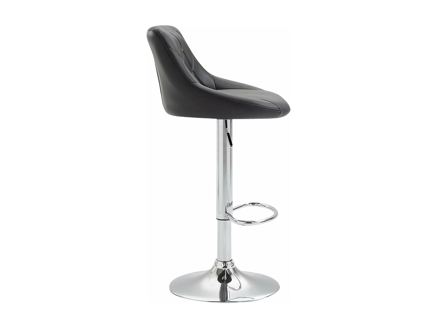 Tabouret de bar en noire 46 x 49 x 83 cm 10_0000112