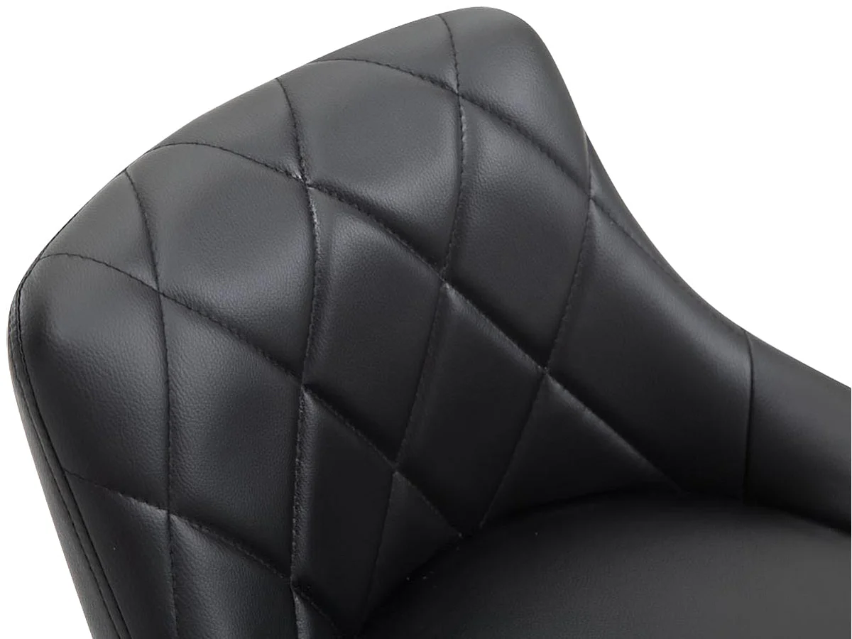 Tabouret de bar en noire 46 x 49 x 83 cm 10_0000112