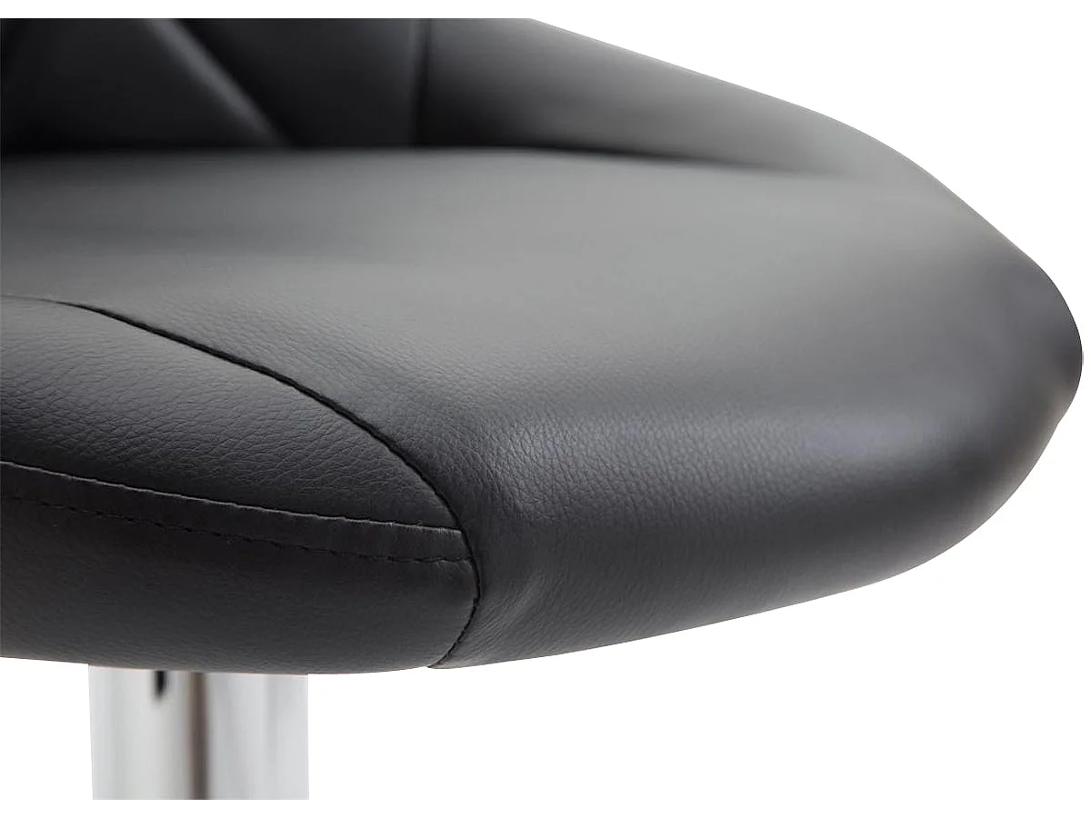 Tabouret de bar en noire 46 x 49 x 83 cm 10_0000112