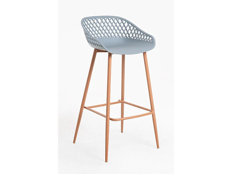 Taburetes Cocina - Taburete Riva - Gris claro