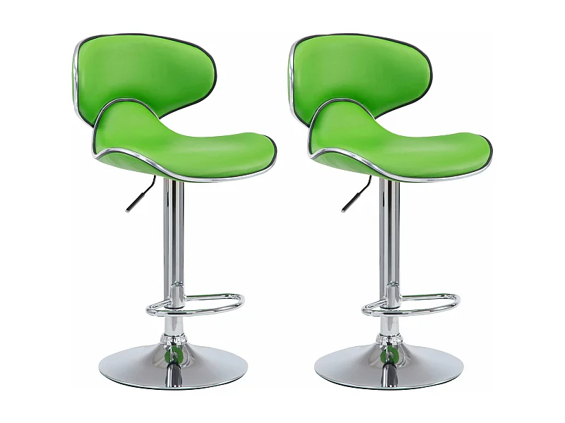 Tabouret de bar chaise métal argentée 46 x 49 x 82 cm TDB10126