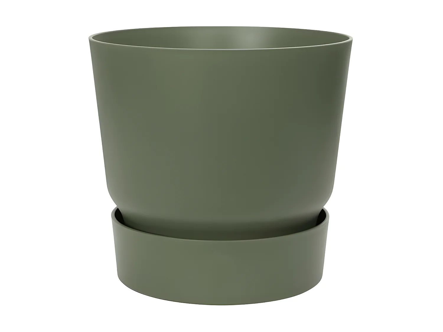 ELHO Pot de fleurs rond Greenville 47 - Exterieur - O 47 x H 44,1 cm - Vert feuille