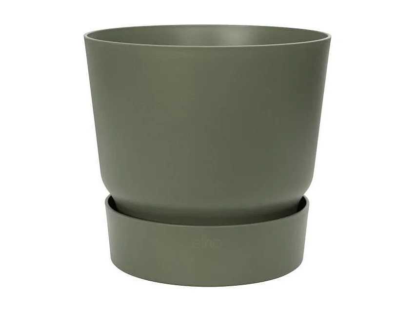 ELHO Pot de fleurs rond Greenville 47 - Exterieur - O 47 x H 44,1 cm - Vert feuille