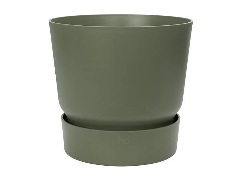 ELHO Pot de fleurs rond Greenville 47 - Exterieur - O 47 x H 44,1 cm - Vert feuille