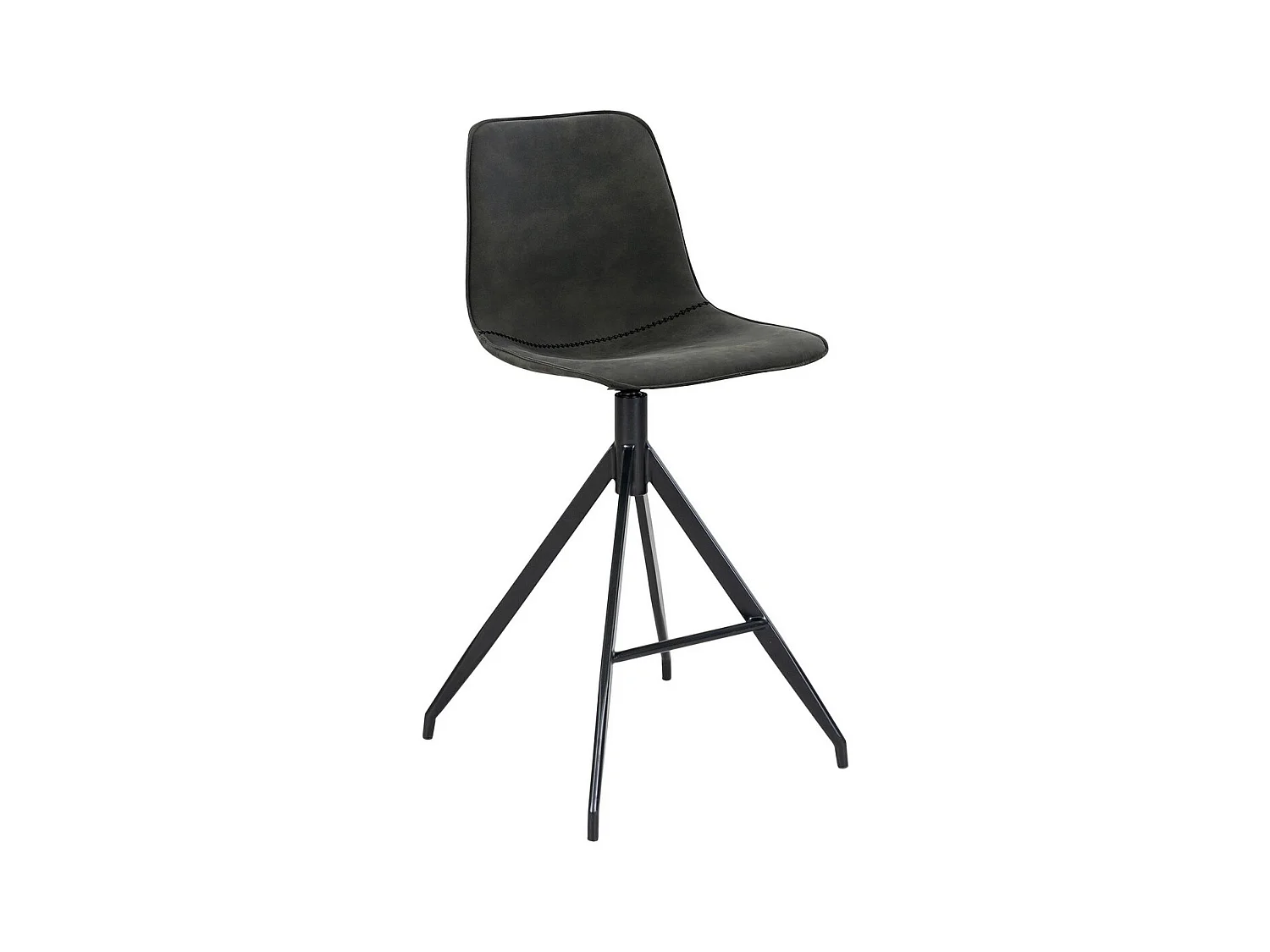 Lot de 2 Tabourets Hauts Monaco, Gris, 47x46x84 cm, EPIKASA