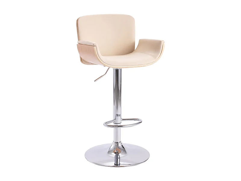 Tabouret de bar Crème Similicuir