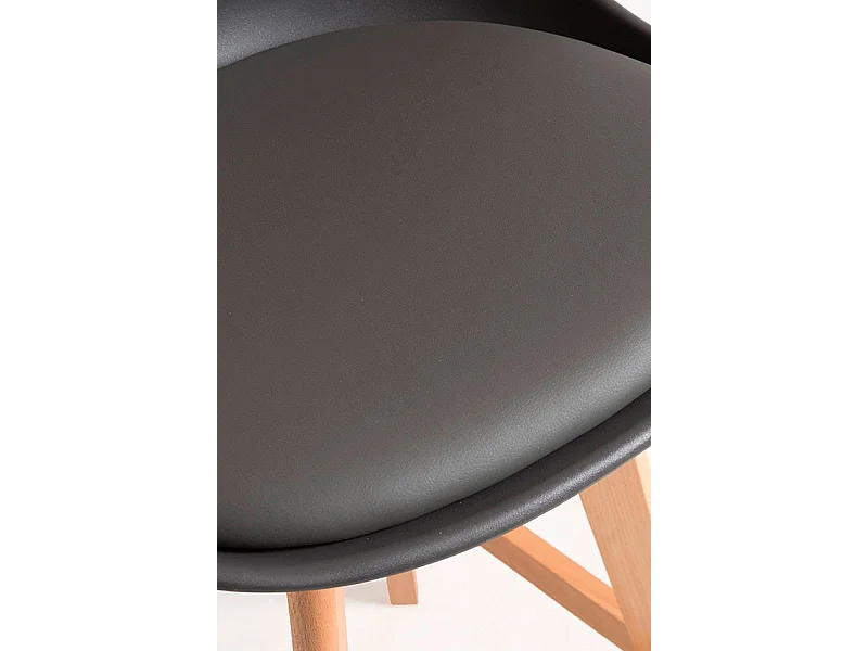 Lote de 4 Taburetes Synk - Gris oscuro