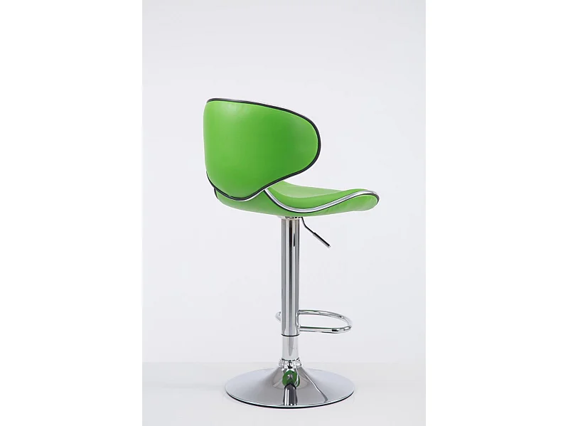Tabouret de bar chaise métal argentée 10_0000079
