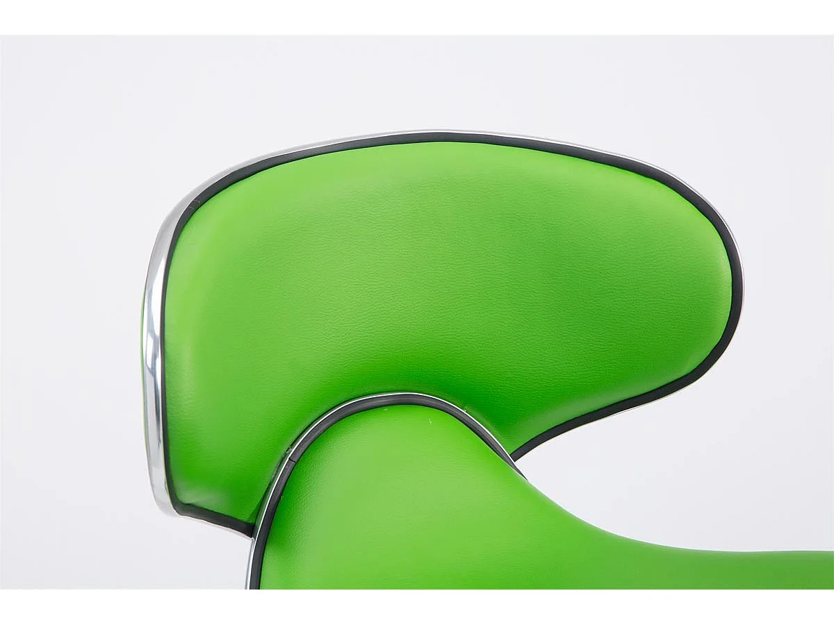 Tabouret de bar chaise métal argentée 10_0000079