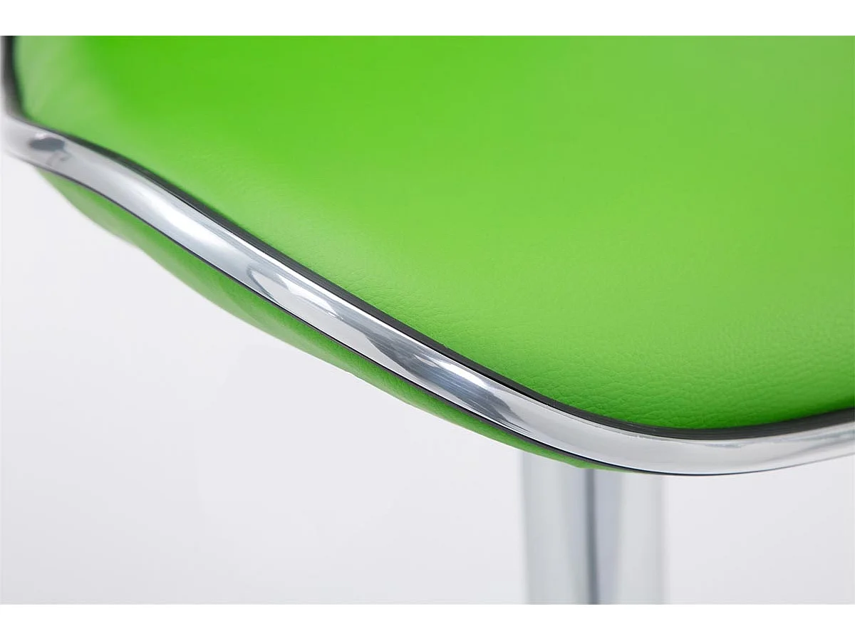 Tabouret de bar chaise métal argentée 10_0000079