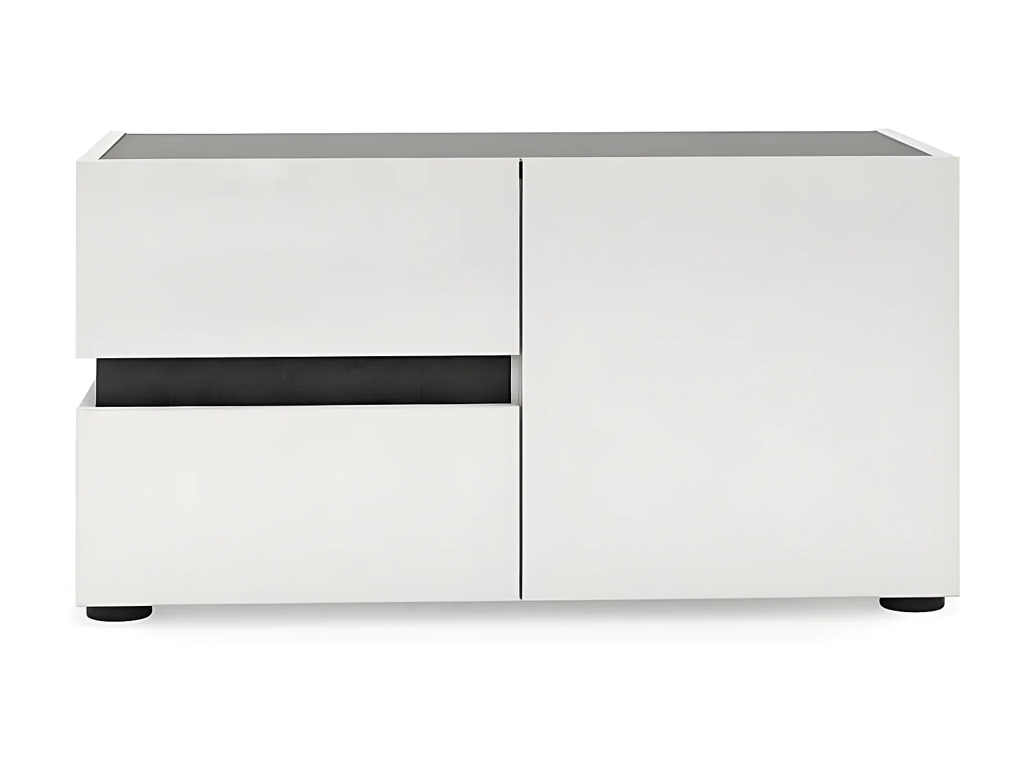 Bank Bob - Wit - 80x42x38 cm - Seven Design