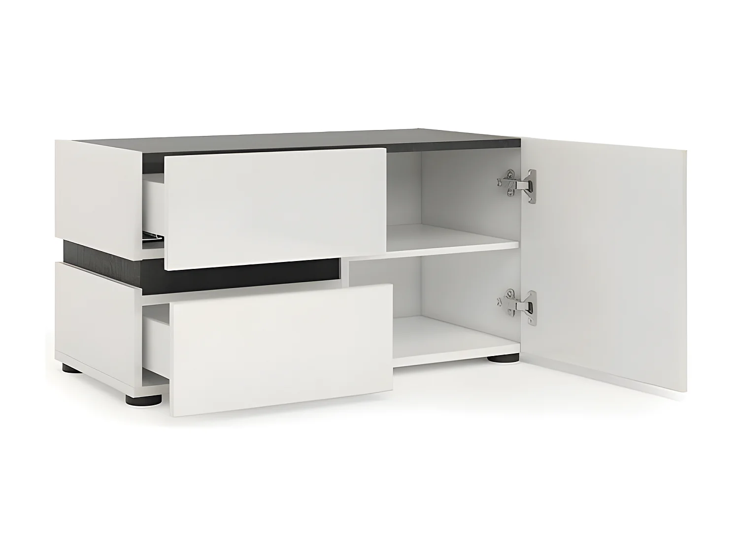 Bank Bob - Wit - 80x42x38 cm - Seven Design