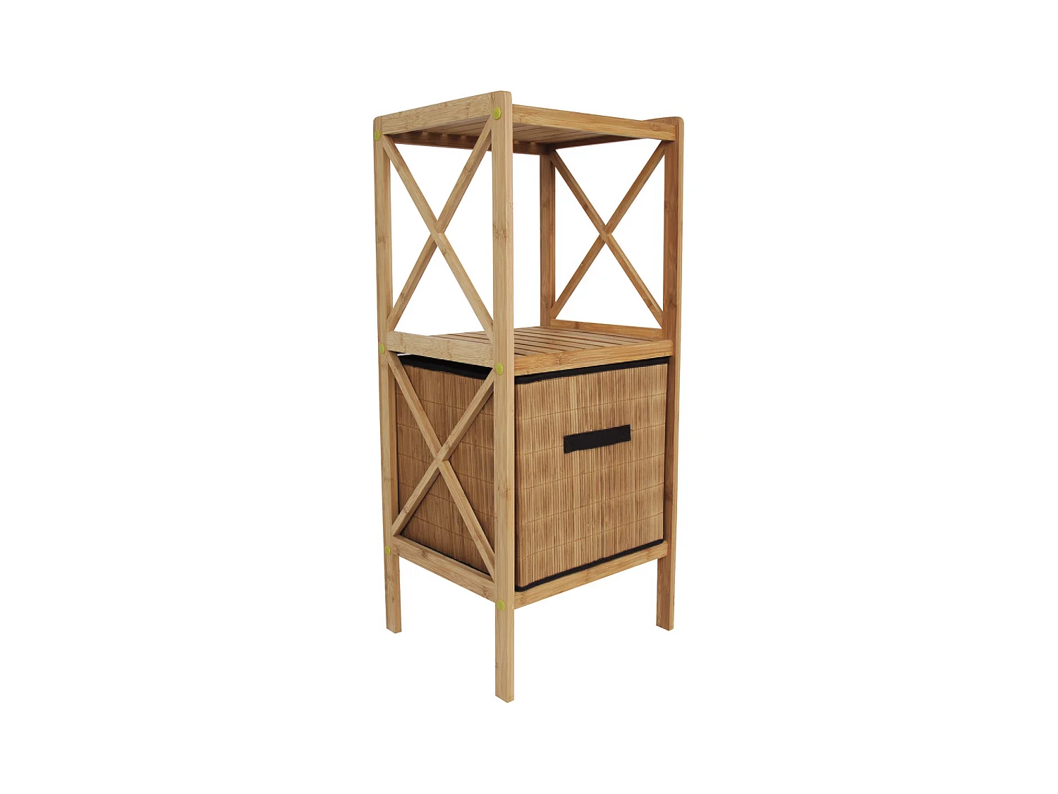 Panier de pliage de fil en bambou - MSV.